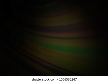 Dark Black vector blurred shine abstract background. Shining colorful illustration in a Brand new style. A new texture for your design.