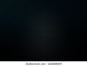 Dark Black vector blurred shine abstract pattern. Colorful illustration in blurry style with gradient. The template can be used for your brand book.