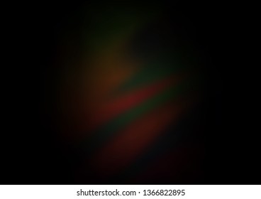 Dark Black vector blurred shine abstract background. A vague abstract illustration with gradient. The template for backgrounds of cell phones.