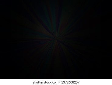 Dark Black vector blurred shine abstract background. A vague abstract illustration with gradient. Brand new design for your business.