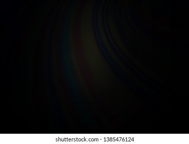 Dark Black vector blurred shine abstract background. An elegant bright illustration with gradient. The template can be used for your brand book.