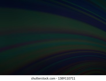 Dark Black vector blurred shine abstract background. A completely new color illustration in a bokeh style. Brand new design for your business.