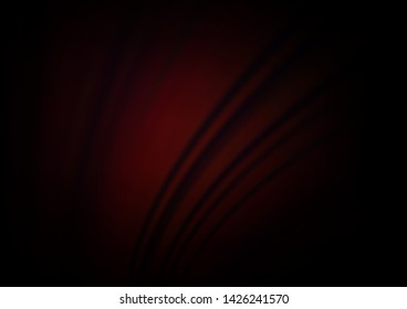 Dark Black vector blurred shine abstract pattern. Modern geometrical abstract illustration with gradient. Brand new style for your business design.