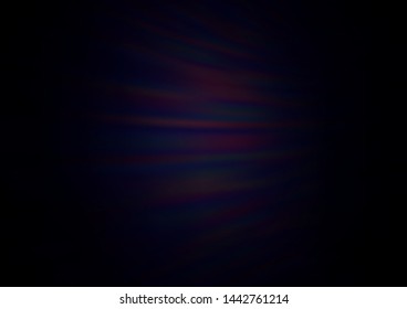 Dark Black vector blurred shine abstract background. Modern geometrical abstract illustration with gradient. A new texture for your design.