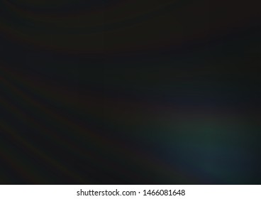 Dark Black vector blurred shine abstract pattern. A vague abstract illustration with gradient. Brand new design for your business.