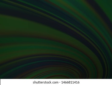 Dark Black vector blurred shine abstract background. A vague abstract illustration with gradient. Brand new design for your business.