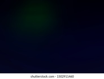 Dark Black vector blurred shine abstract pattern. A completely new color illustration in a bokeh style. The best blurred design for your business.