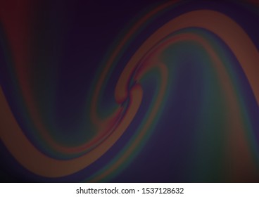 Dark Black vector blurred shine abstract template. A completely new color illustration in a bokeh style. The background for your creative designs.