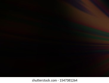 Dark Black vector blurred shine abstract pattern. Colorful abstract illustration with gradient. A completely new template for your design.