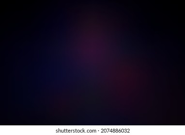 Dark Black Vector Blurred Shine Abstract Template. A Vague Abstract Illustration With Gradient. Smart Texture For Your Design.