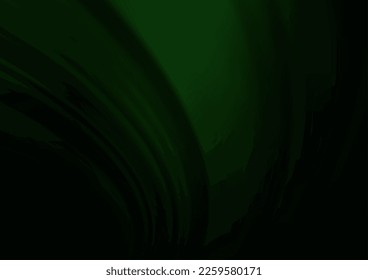 Dark Black vector blurred shine abstract template. Modern geometrical abstract illustration with gradient. A completely new template for your design.
