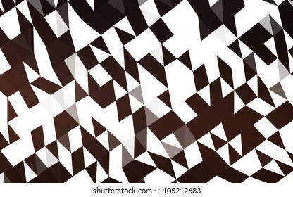 Dark Black vector blurry hexagon template. Glitter abstract illustration with an elegant design. The template can be used as a background for cell phones.