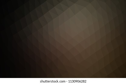 Dark Black vector blurry hexagon texture. Brand new colored illustration in blurry style with gradient. The textured pattern can be used for background.