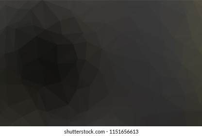 Dark Black vector blurry hexagon texture. Brand new colored illustration in blurry style with gradient. A completely new template for your business design.