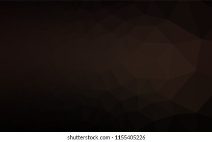 Dark Black vector blurry hexagon template. A completely new color illustration in a vague style. A completely new design for your business.