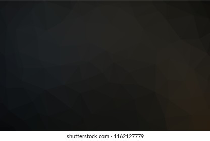 Dark Black vector blurry hexagon texture. Shining colored illustration in a Brand new style. The completely new template can be used for your brand book.