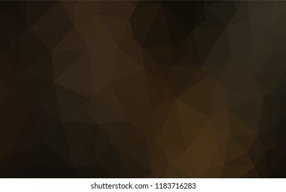Dark Black vector blurry hexagon texture. Creative illustration in halftone style with gradient. A completely new design for your business.
