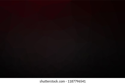 Dark Black vector blurry hexagon texture. A completely new color illustration in a vague style. The best triangular design for your business.
