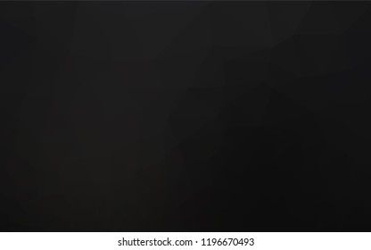 Dark Black vector blurry hexagon texture. Brand new colored illustration in blurry style with gradient. Brand new design for your business.