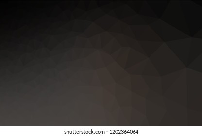 Dark Black vector blurry hexagon texture. Modern geometrical abstract illustration with gradient. A completely new design for your business.