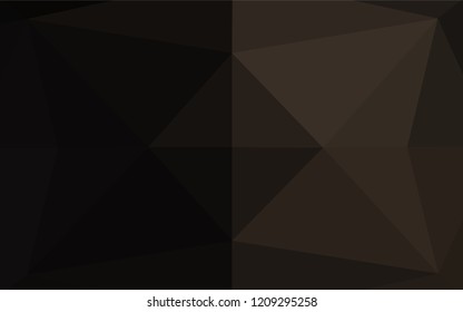 Dark Black vector blurry hexagon texture. An elegant bright illustration with gradient. A completely new design for your business.