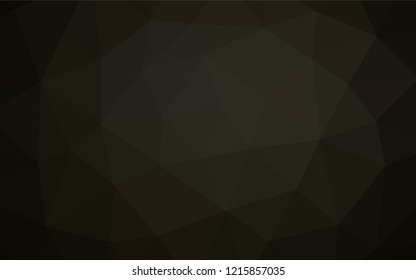 Dark Black vector blurry hexagon texture. Colorful illustration in abstract style with gradient. The best triangular design for your business.
