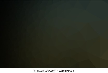 Dark Black vector blurry hexagon texture. A vague abstract illustration with gradient. Brand new design for your business.