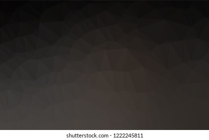Dark Black vector blurry hexagon pattern. A vague abstract illustration with gradient. A new texture for your design.