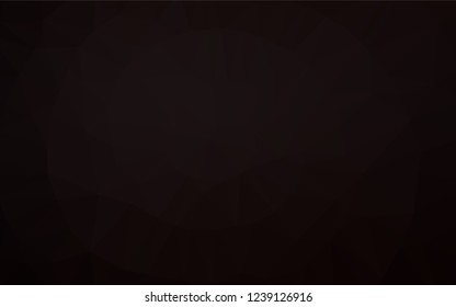 Dark Black vector blurry hexagon template. Creative illustration in halftone style with gradient. The polygonal design can be used for your web site.