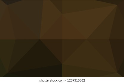 Dark Black vector blurry hexagon template. Glitter abstract illustration with an elegant design. The polygonal design can be used for your web site.