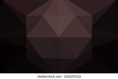 Dark Black vector blurry hexagon pattern. A vague abstract illustration with gradient. The elegant pattern can be used as part of a brand book.