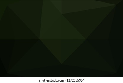 Dark Black vector blurry hexagon template. Shining colored illustration in a Brand new style. Brand new style for your business design.