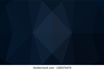 Dark Black vector blurry hexagon texture. Glitter abstract illustration with an elegant design. The elegant pattern can be used as part of a brand book.