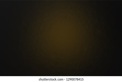 Dark Black vector blurry hexagon template. Shining colored illustration in a Brand new style. The textured pattern can be used for background.