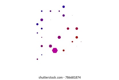 Dark Black vector blurry hexagon background design. Geometric background in Origami style with gradient. 