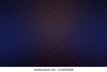 Dark Black vector blurry triangle pattern. Creative illustration in halftone style with gradient. Brand new design for your business.