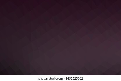 Dark Black vector blurry triangle pattern. Geometric illustration in Origami style with gradient. Brand new design for your business.