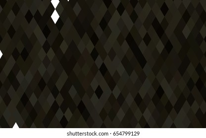 Dark Black vector blurry triangle background. Geometric illustration in Origami style with gradient.  A completely new design for your business.