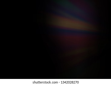 Dark Black vector bokeh and colorful pattern. Creative illustration in halftone style with gradient. The blurred design can be used for your web site.