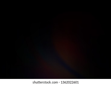 Dark Black vector bokeh and colorful pattern. Colorful illustration in abstract style with gradient. A completely new design for your business.