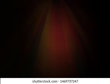 Dark Black vector bokeh and colorful pattern. Modern geometrical abstract illustration with gradient. Brand new style for your business design.