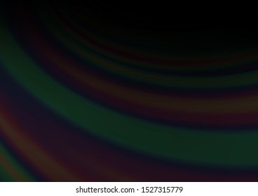 Dark Black vector bokeh and colorful pattern. A completely new color illustration in a bokeh style. The best blurred design for your business.