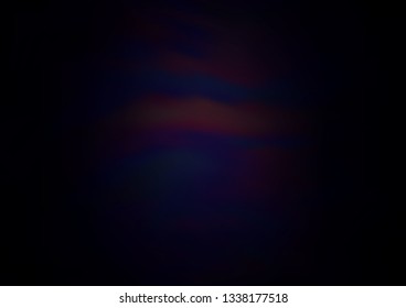 Dark Black vector bokeh pattern. A vague abstract illustration with gradient. A completely new template for your design.