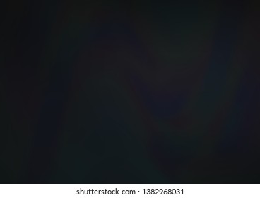 Dark Black vector bokeh pattern. Colorful illustration in blurry style with gradient. Brand new design for your business.