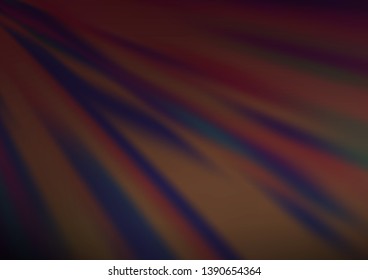 Dark Black vector bokeh pattern. A completely new color illustration in a bokeh style. The best blurred design for your business.