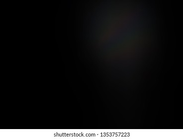 Dark Black vector bokeh template. A completely new color illustration in a bokeh style. The background for your creative designs.