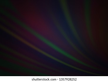 Dark Black vector bokeh template. A vague abstract illustration with gradient. The elegant pattern for brand book.