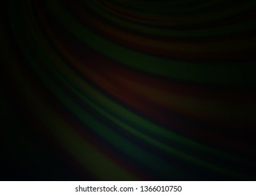 Dark Black vector bokeh template. Colorful illustration in blurry style with gradient. The template for backgrounds of cell phones.