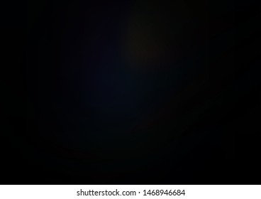 Dark Black vector bokeh template. A vague abstract illustration with gradient. Brand new style for your business design.