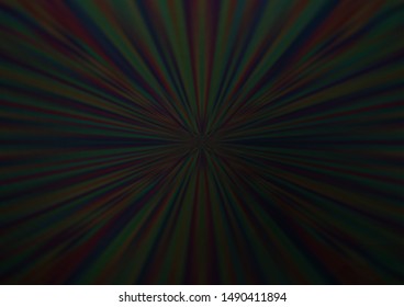 Dark Black vector bokeh template. An elegant bright illustration with gradient. The elegant pattern for brand book.